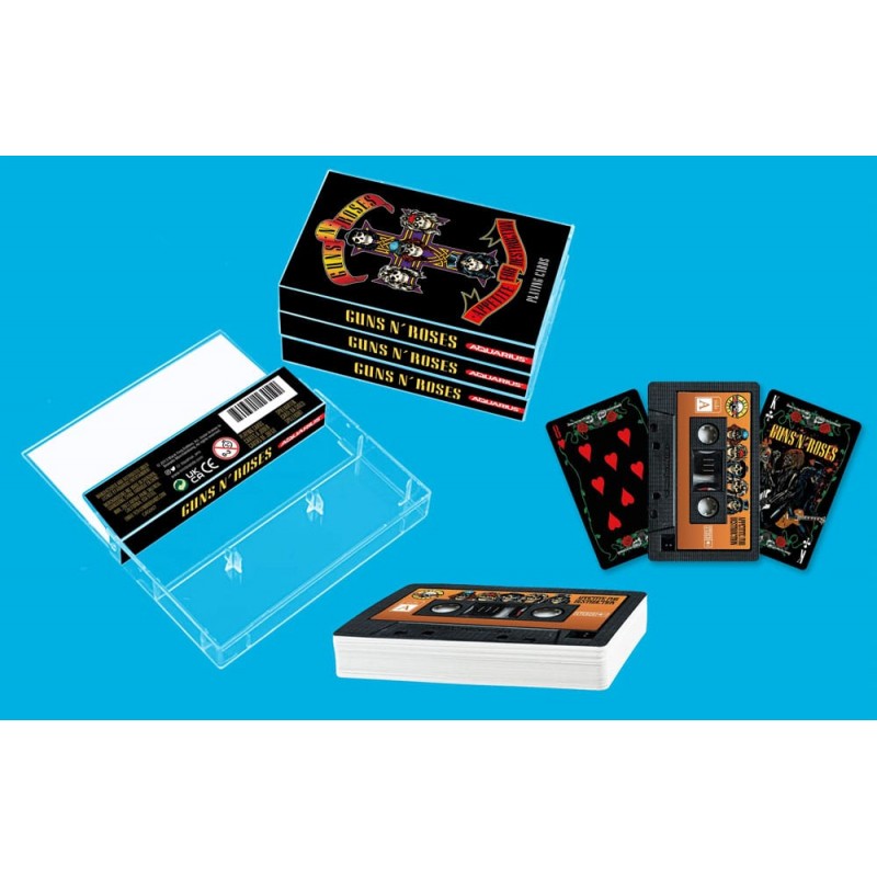 AQUARIUS ENT GUNS N' ROSES CASSETTE PLAYING CARDS