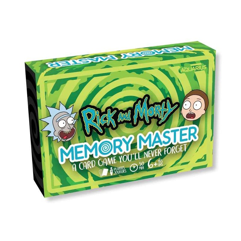 RICK AND MORTY MEMORY MASTER CARD GAME AQUARIUS ENT