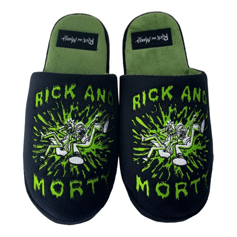 RICK AND MORTY SPLAT MULE PANTOFOLE TAGLIA EU 42-44 GROOVY UK