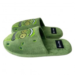 GROOVY UK  RICK AND MORTY PICKLE RICK SLIPPERS SIZE EU 42-44