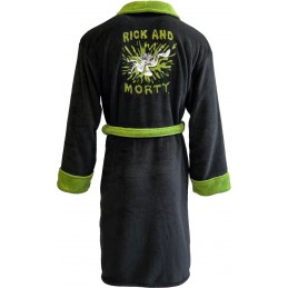 GROOVY UK  RICK AND MORTY PICKLE RICK FLEECE BATHROBE