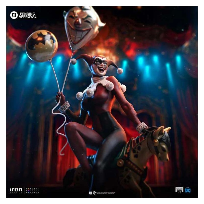 HARLEY QUINN UNLEASHED BDS ART SCALE 1/10 STATUA FIGURE IRON STUDIOS