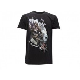MAGLIA T SHIRT ASSASSIN'S CREED UNITY SPADA NERA
