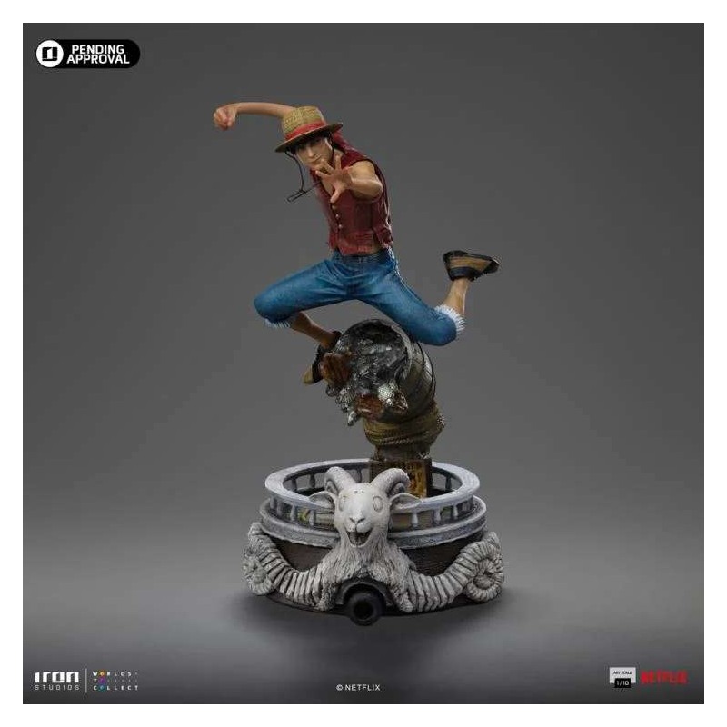 IRON STUDIOS ONE PIECE NETFLIX MONKEY D. LUFFY ART SCALE 1/10 RESIN STATUE FIGURE