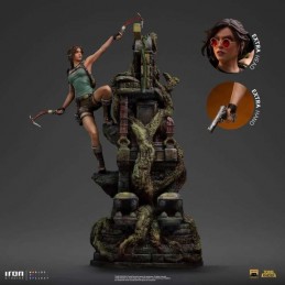 IRON STUDIOS TOMB RAIDER LARA CROFT ART SCALE 1/10 DELUXE STATUE FIGURE