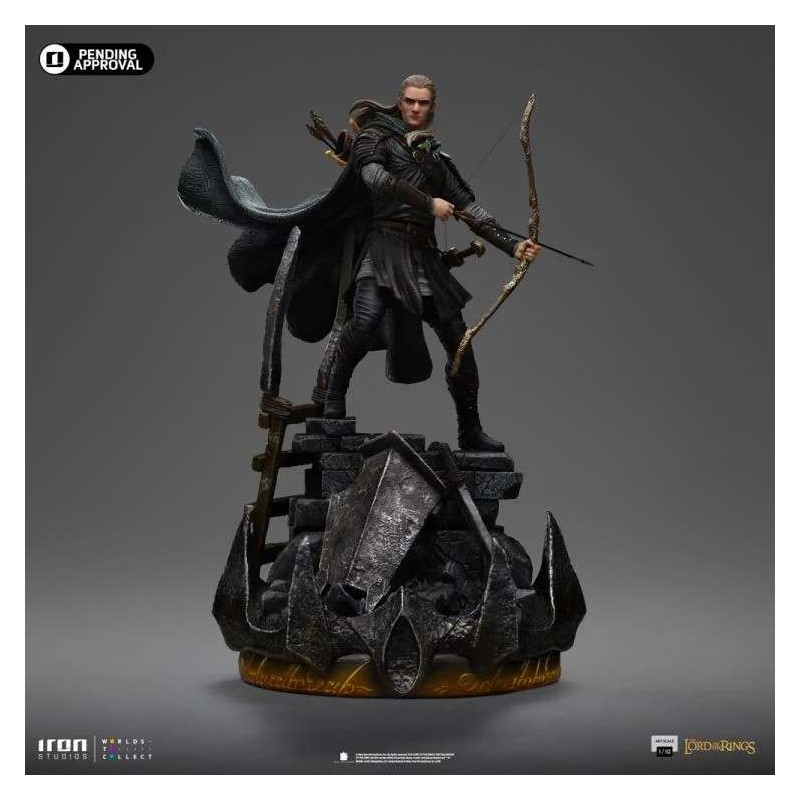 IRON STUDIOS LORD OF THE RINGS LEGOLAS UNLEASHED ART SCALE 1/10 STATUE FIGURE