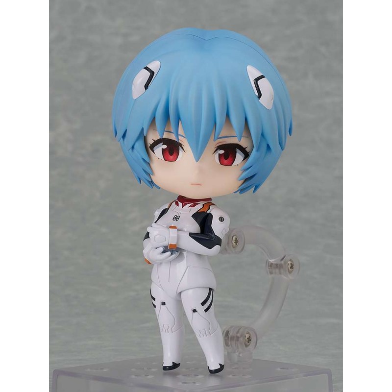 GOOD SMILE COMPANY EVANGELION 2.0 NENDOROID REI AYANAMI PLUGSUIT PVC ACTION FIGURE