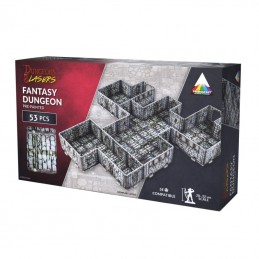 DUNGEONS AND LASERS FANTASY DUNGEON PRE PAINTED AMBIENTAZIONE MINIATURES GAME ARCHON STUDIO