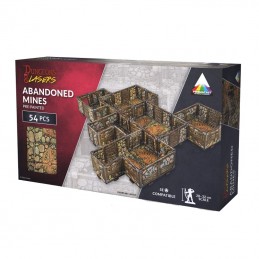 DUNGEONS AND LASERS ABANDONED MINES PRE PAINTED AMBIENTAZIONE MINIATURES GAME ARCHON STUDIO