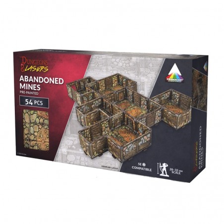 DUNGEONS AND LASERS ABANDONED MINES PRE PAINTED AMBIENTAZIONE MINIATURES GAME