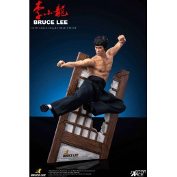 BRUCE LEE FLYING KICK STATUA RESINA FIGURE STAR ACE