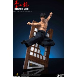 BRUCE LEE FLYING KICK STATUA RESINA FIGURE STAR ACE