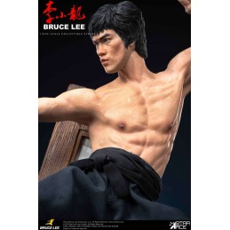 BRUCE LEE FLYING KICK STATUA RESINA FIGURE STAR ACE