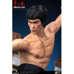 BRUCE LEE FLYING KICK STATUA RESINA FIGURE STAR ACE