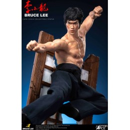 BRUCE LEE FLYING KICK STATUA RESINA FIGURE STAR ACE