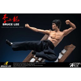 BRUCE LEE FLYING KICK STATUA RESINA FIGURE STAR ACE