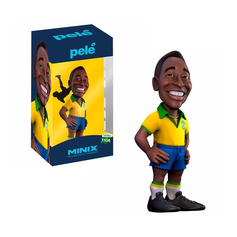 PELE BRASILE MINIX COLLECTIBLE FIGURINE FIGURE NOBLE COLLECTIONS