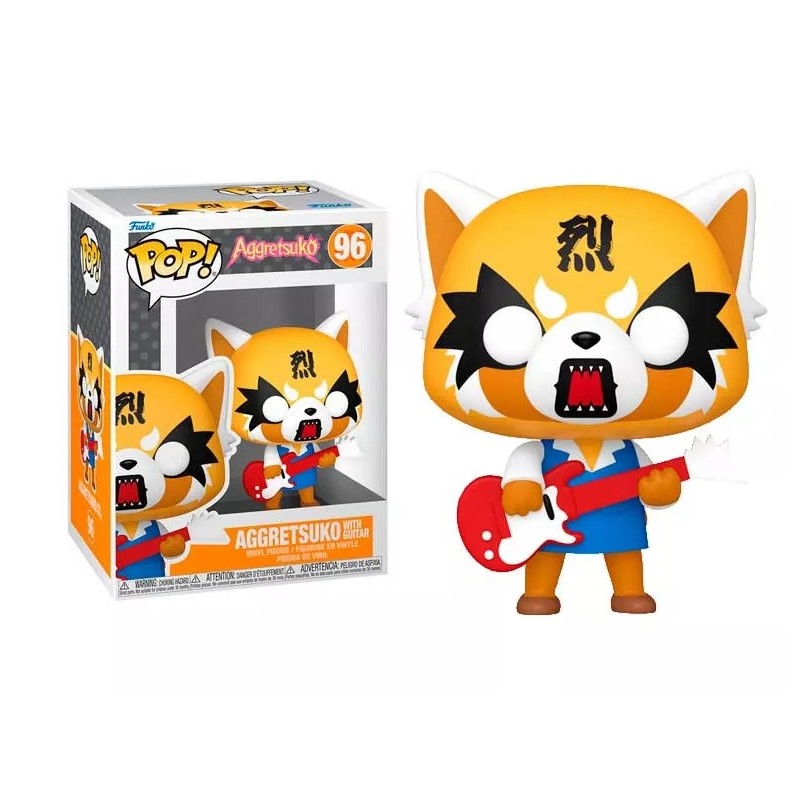 FUNKO POP! AGGRETSUKO WITH GUITAR BOBBLE HEAD FIGURE FUNKO