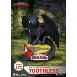 BEAST KINGDOM D-STAGE HOW TO TRAIN YOUR DRAGON DS-172 TOOTHLESS STATUE FIGURE