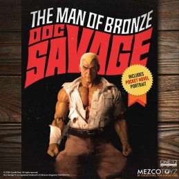 MEZCO TOYS THE MAN OF BRONZE DOC SAVAGE ONE:12 COLLECTIVE ACTION FIGURE