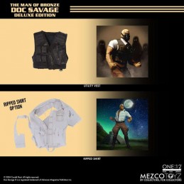 MEZCO TOYS THE MAN OF BRONZE DOC SAVAGE ONE:12 COLLECTIVE ACTION FIGURE