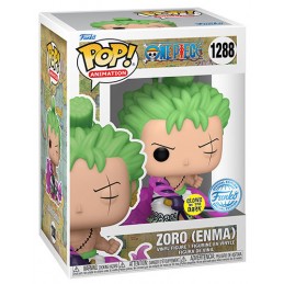 FUNKO POP! ONE PIECE RORONOA ZORO (ENMA) GLOW IN THE DARK BOBBLE HEAD FIGURE FUNKO