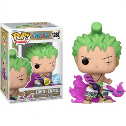 FUNKO POP! ONE PIECE RORONOA ZORO (ENMA) GLOW IN THE DARK BOBBLE HEAD FIGURE FUNKO