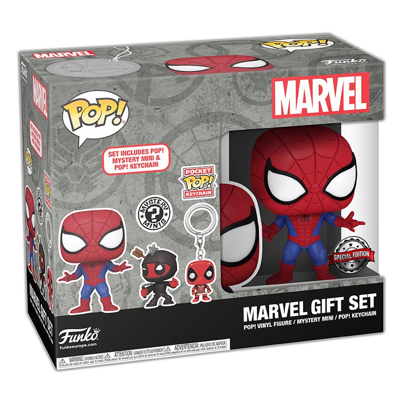 FUNKO POP! MARVEL GIFT SET 3X FIGURE FUNKO