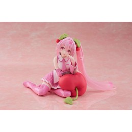 HATSUNE MIKU SAKURA MIKU CHERRY CUSHION VER. DESKTOP CUTE FIGURE STATUA TAITO