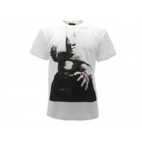 MAGLIA T SHIRT BATMAN BUSTO BIANCA