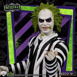 MEZCO TOYS BEETLEJUICE 5 POINTS SET 2X ACTION FIGURES