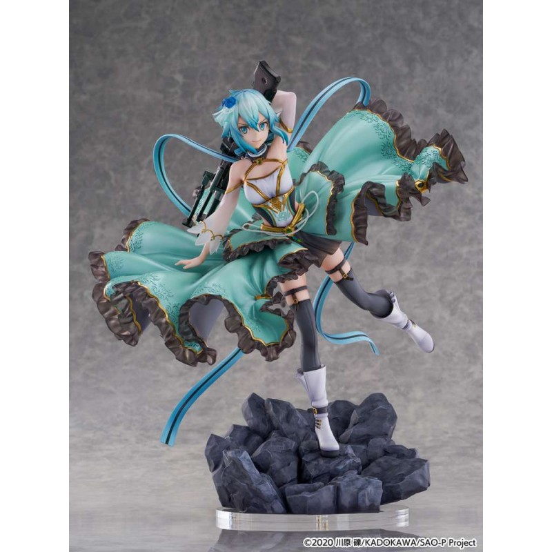 SWORD ART ONLINE SINON CRYSTAL DRESS VER 1/7 SHIBUYA SCRAMBLE STATUA FIGURE ESTREAM