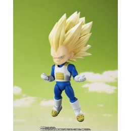 DRAGON BALL DAIMA SUPER SAIYAN 3 VEGETA MINI S.H. FIGUARTS ACTION FIGURE BANDAI