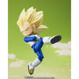 DRAGON BALL DAIMA SUPER SAIYAN 3 VEGETA MINI S.H. FIGUARTS ACTION FIGURE BANDAI