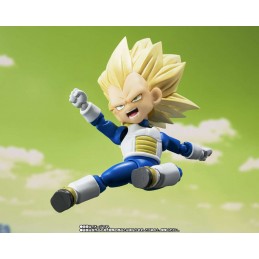 DRAGON BALL DAIMA SUPER SAIYAN 3 VEGETA MINI S.H. FIGUARTS ACTION FIGURE BANDAI