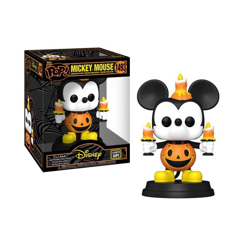 FUNKO FUNKO POP! DISNEY HALLOWEEN MICKEY MOUSE SUPER SIZED LIGHTS UP FIGURE