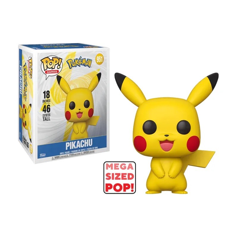 FUNKO POP! POKEMON PIKACHU GIANT SIZED 45CM FIGURE FUNKO