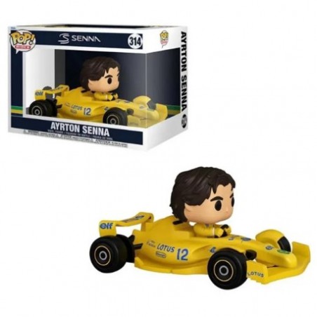 FUNKO POP! RIDES FORMULA 1 AYRTON SENNA BOBBLE HEAD FIGURE