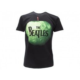 MAGLIA T SHIRT BEATLES APPLE NERA