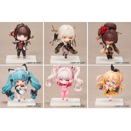 GODDESS OF VICTORY NIKKE SAC SERIES 6-PACK CHIBI MINI FIGURE