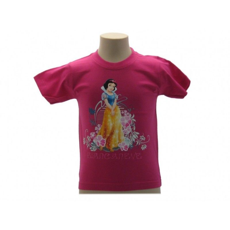 MAGLIA T SHIRT PRINCIPESSA BIANCANEVE FUCSIA MAGLIA T SHIRT PRINCIPESSA BIANCANEVE FUCSIA