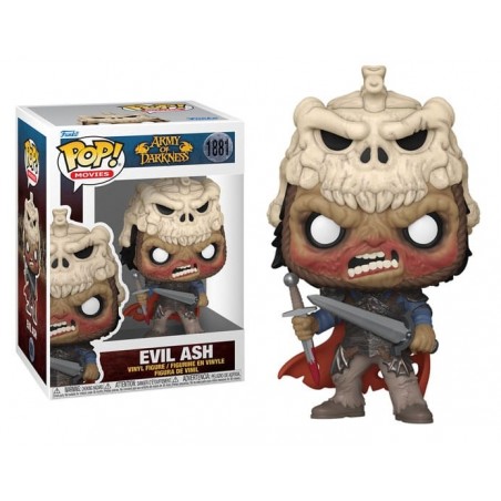 FUNKO POP! MOVIES ARMY OF DARKNESS EVIL ASH BOBBLE HEAD