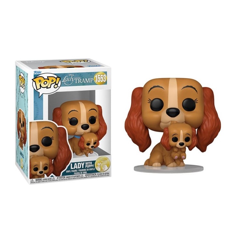 FUNKO FUNKO POP! DISNEY LADY AND THE TRAMP LADY BOBBLE HEAD FIGURE