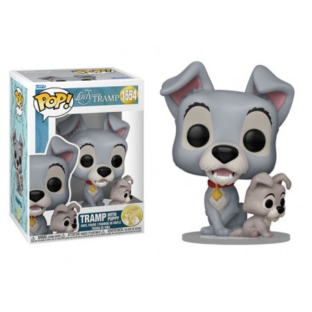 FUNKO POP! DISNEY LILLI E IL VAGABONDO TRAMP BOBBLE HEAD FIGURE