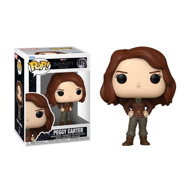 FUNKO POP! MARVEL THE INFINITY SAGA PEGGY CARTER BOBBLE HEAD FIGURE FUNKO