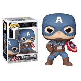 FUNKO POP! MARVEL THE INFINITY SAGA CAPTAIN AMERICA BOBBLE HEAD FIGURE FUNKO