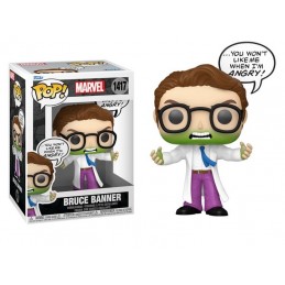 FUNKO POP! MARVEL HULK BRUCE BANNER BOBBLE HEAD FIGURE FUNKO