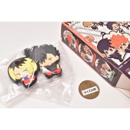 HAIKYU!! RUBBER CHARMS SET 6X PORTACHIAVI IN GOMMA MEGAHOUSE