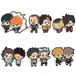 HAIKYU!! RUBBER CHARMS SET 6X PORTACHIAVI IN GOMMA MEGAHOUSE