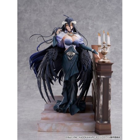 OVERLORD ALBEDO JET BLACK DRESS 1/7 SHIBUYA SCRAMBLE STATUA FIGURE